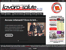 Tablet Screenshot of blog-lavoroesalute.org